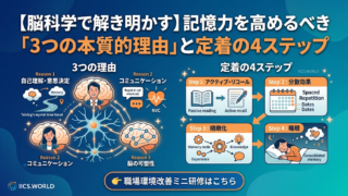 【脳科学で解き明かす】記憶力を高めるべき「3つの本質的理由」と、今日から実践できる記憶定着の4ステップ